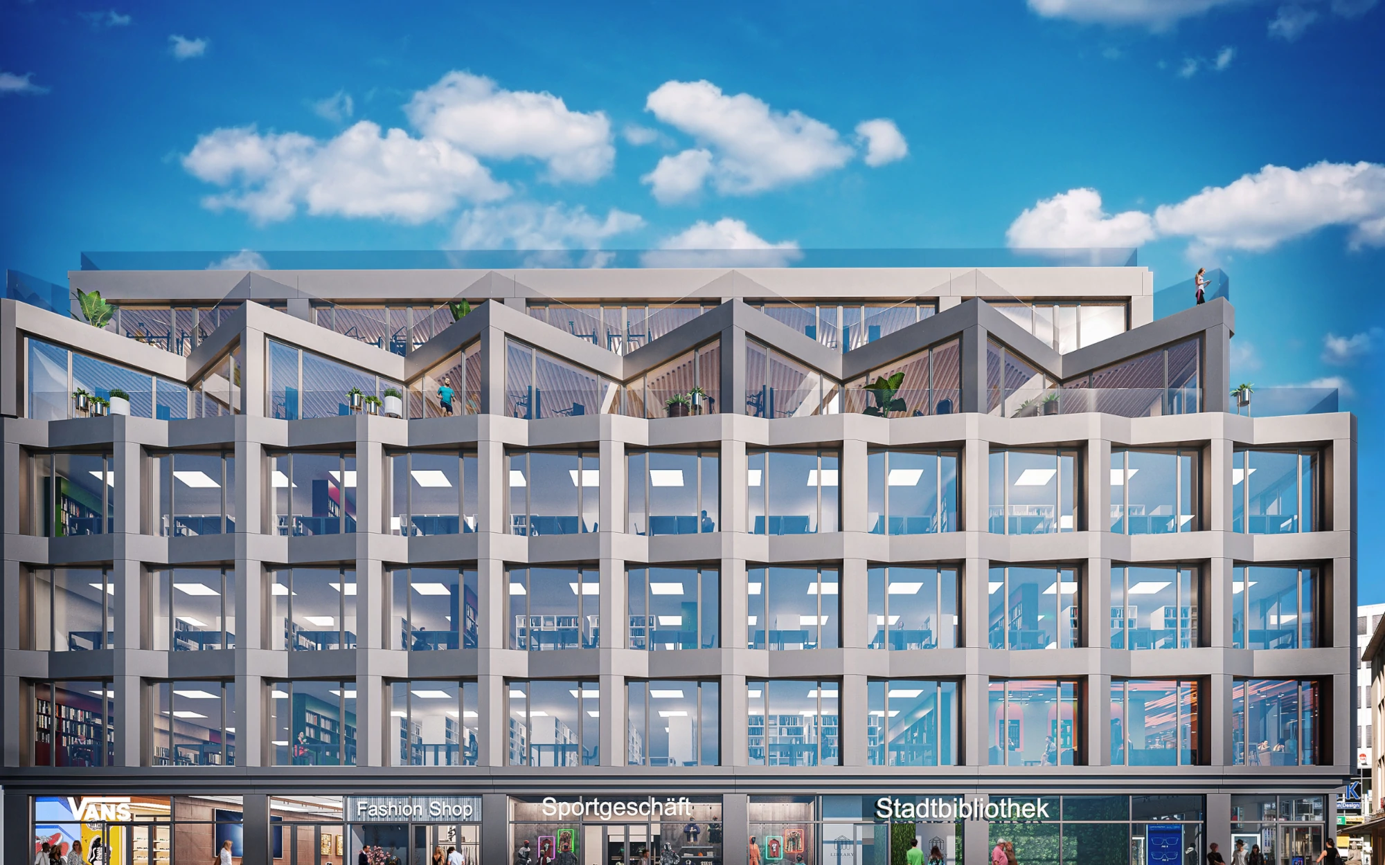 Crown Cologne: Neue Landmark Immobilie mit ikonischer Architektur an der Hohe Straße / Schildergasse